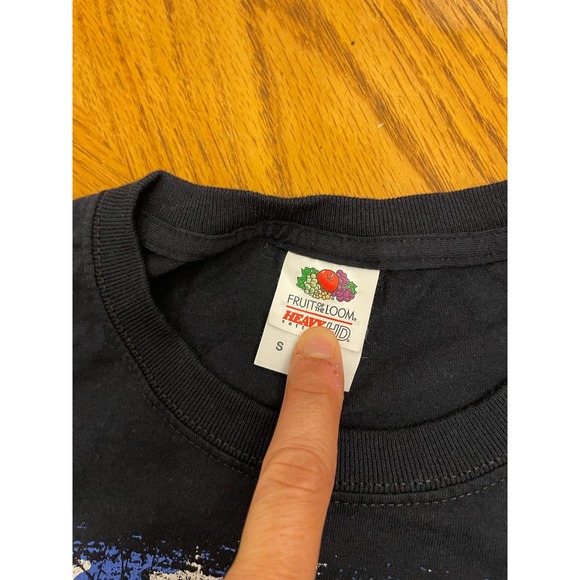 Fruit of the Loom T-shirt American Flag Unisex Sz S slightly used - Picture 3 of 7